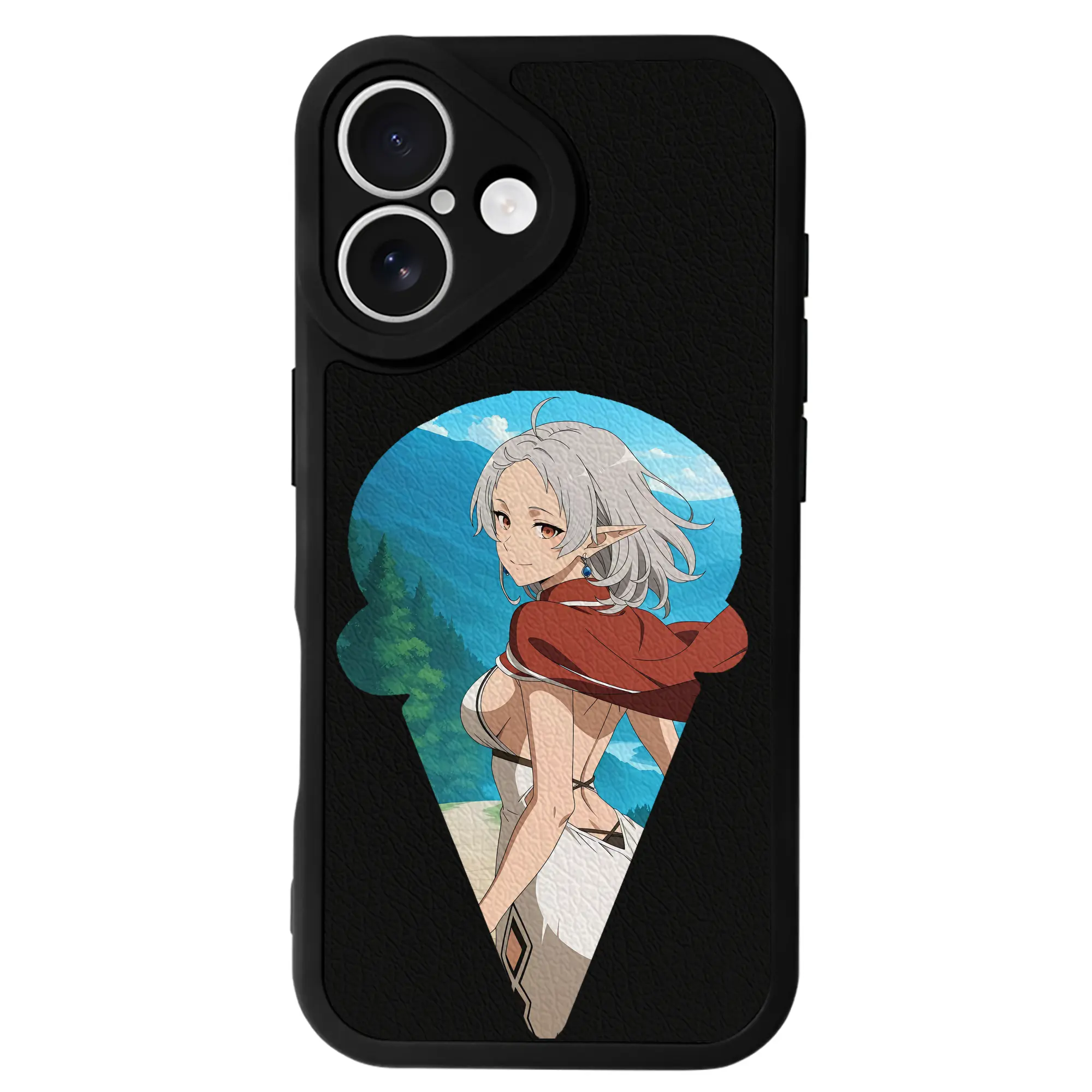 無職転生 グッズ,シルフィエット - IPhone 16シリーズ対応 ・ シリコンスマホケース ・ レザー調 ・ 高精度フィット ・ 耐衝撃 ・ ワイヤレス充電対応 ・ 精密カット